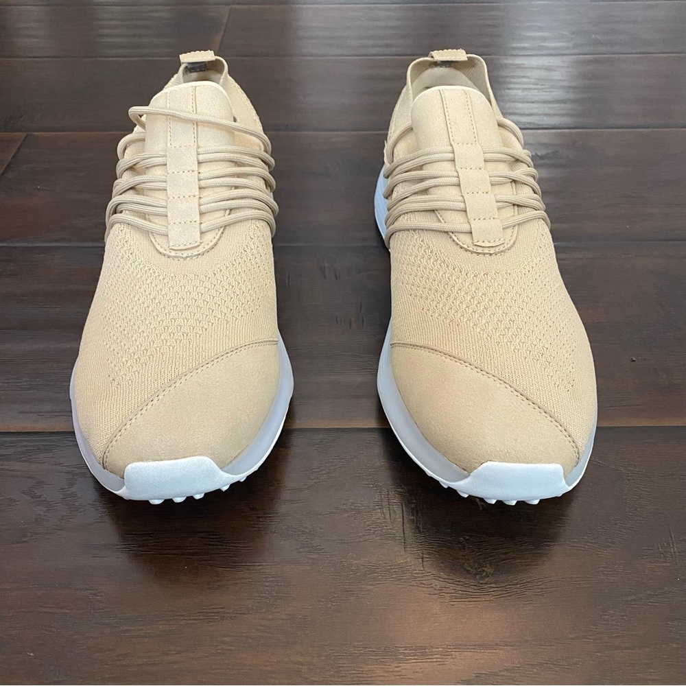 Lane-Eight cream lace up sneakers men’s size 11.5